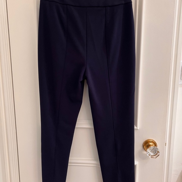 WHBM Navy stretchy cropped dress pants - Picture 5 of 8